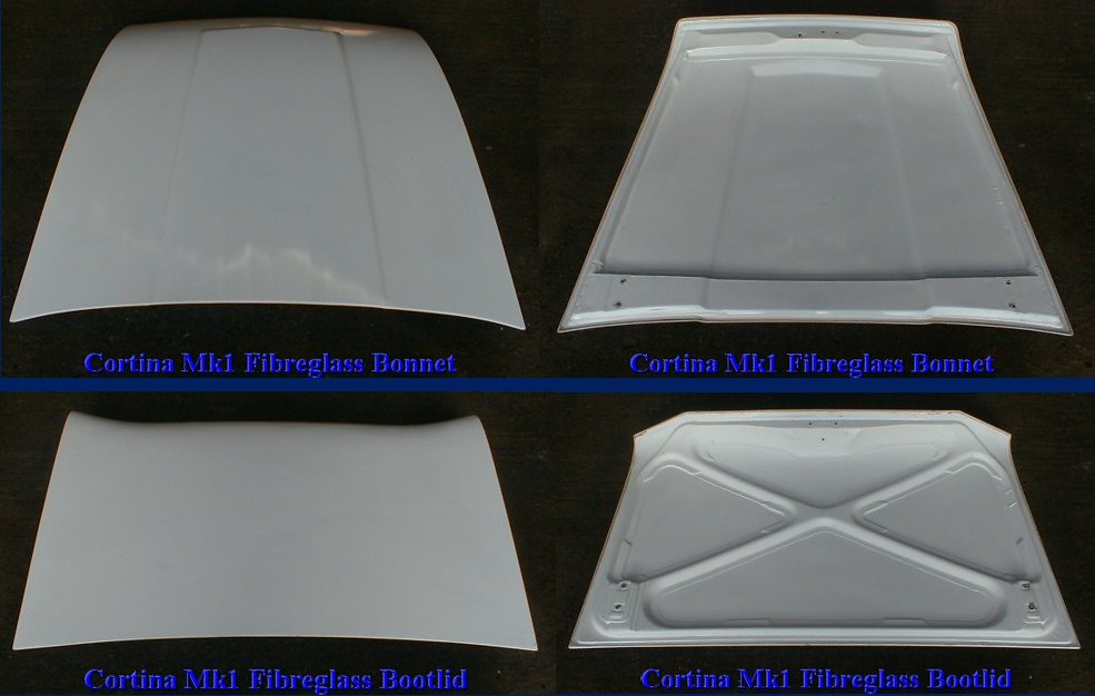 Cortina Mk 1, 2 & 3 . Cortina Mk 1 bonnet & boot lid 2