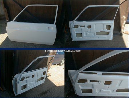 Escort Mk 1 & 2 . Escort 2 fibreglass doors